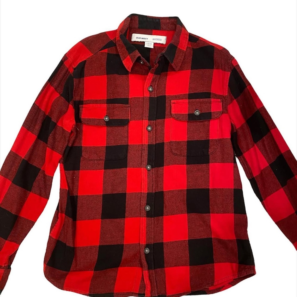 Red and Black Plaid Youth Shirt